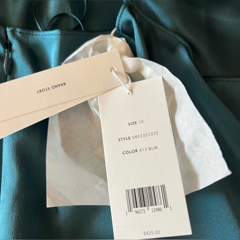 Vince Cowl Neck Slip Dress in Blue Waltz, Size 10, NWT - Picture 4 of 6